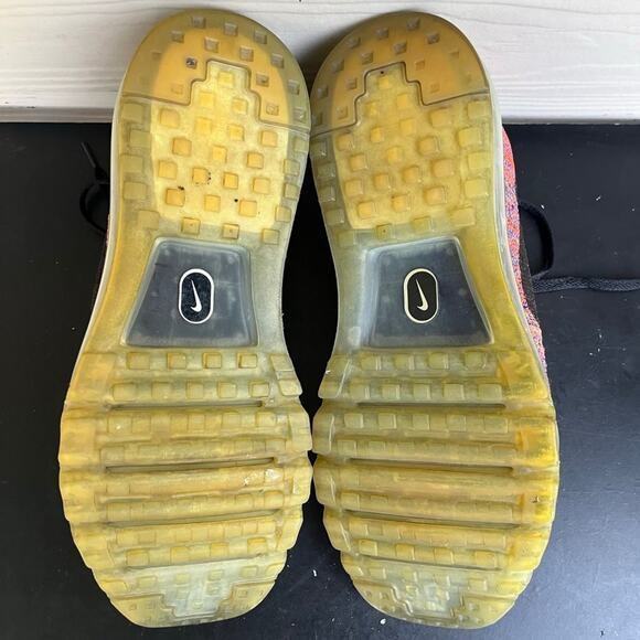 Nike men's Air Max Flyknit Blue Concord Crimson Sneakers Sz 11 Style 620469-404 - Picture 9 of 10